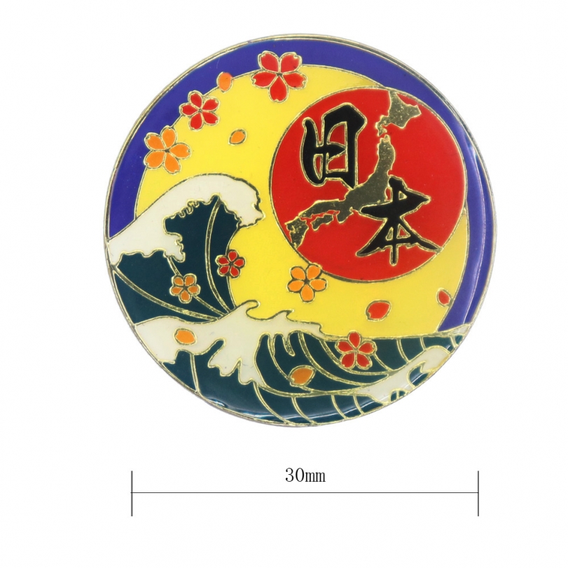 日本风徽章